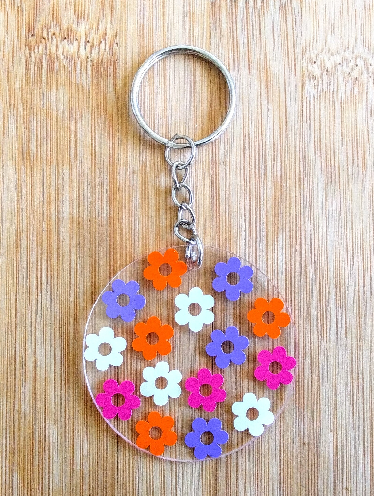 Flower Power Key Chain