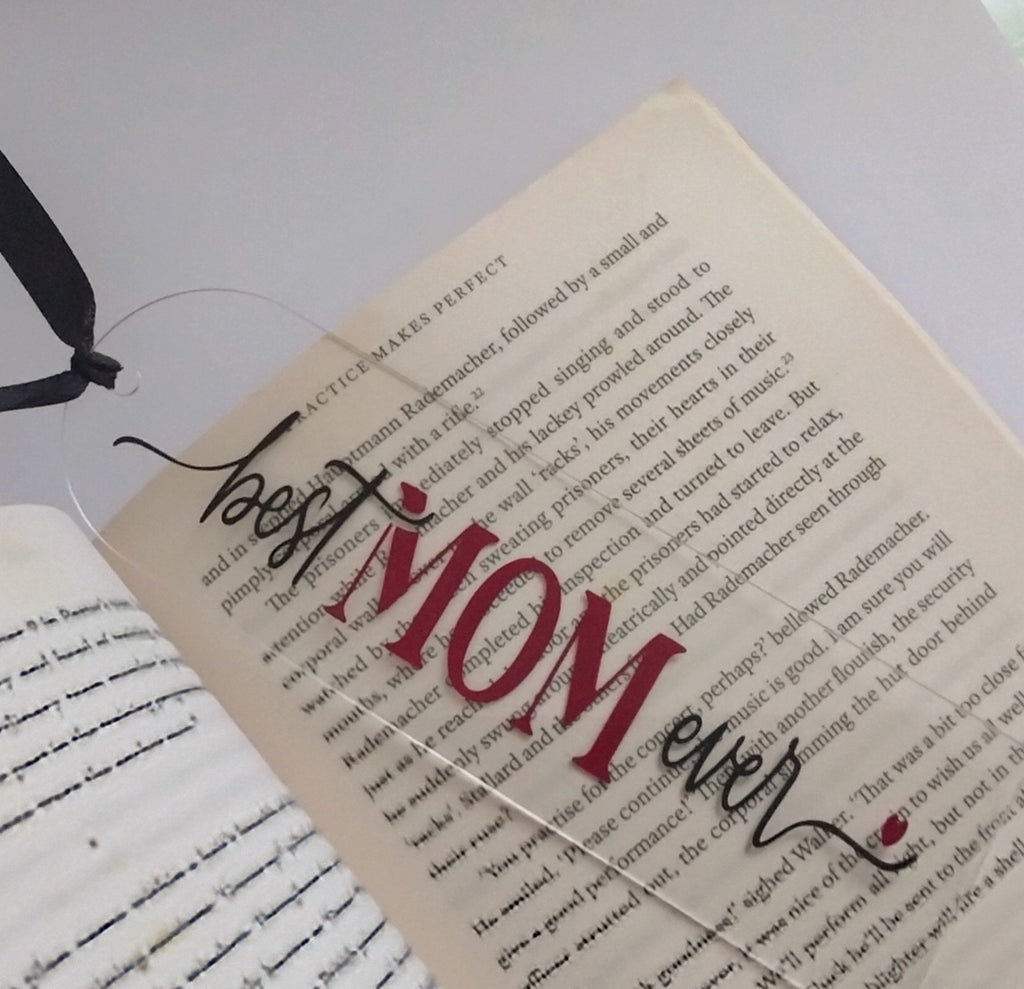 'Best Mum Ever' Acrylic Bookmark - Mothers Day Collection