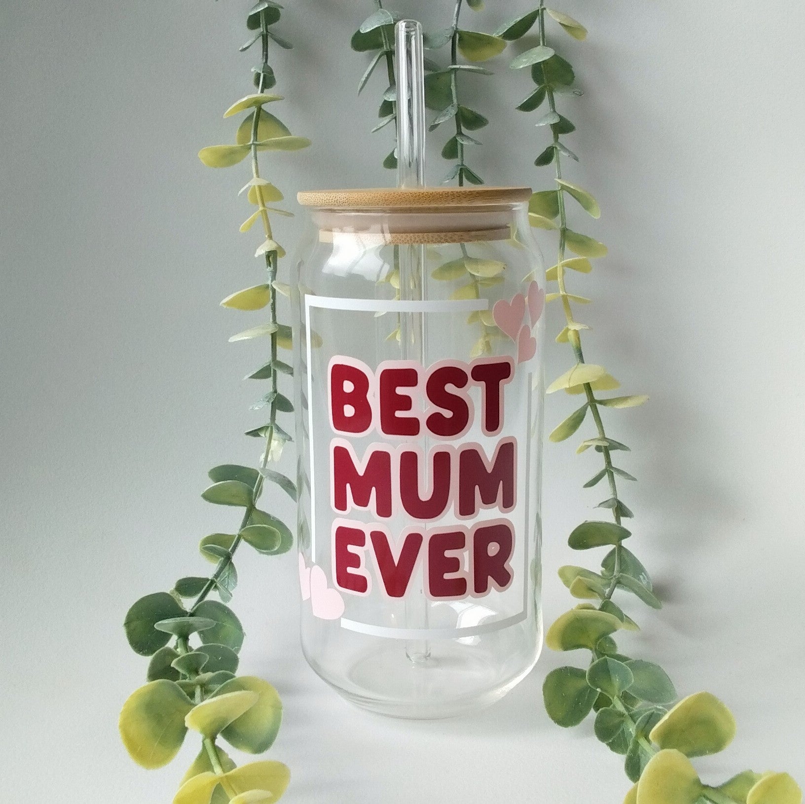 Best Mum Ever Glass Cup - Mothers Day Collection
